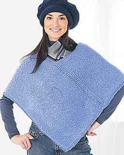 Two Piece Knit Poncho