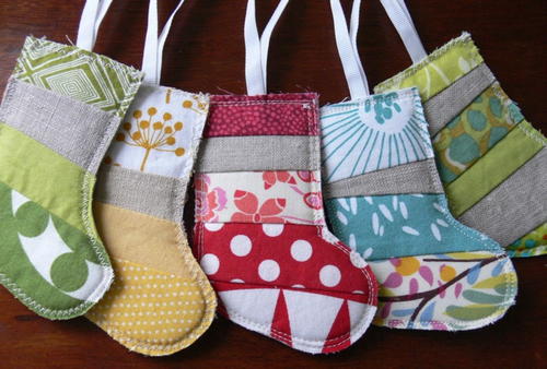 Scrappy Stocking Ornament