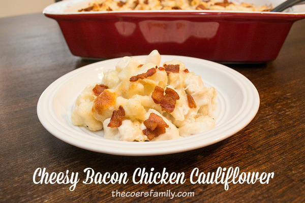 Bacon Chicken Cauliflower Casserole Bacon Chicken Cauliflower Casserole