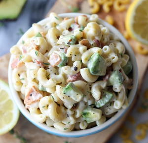 Bacon and Avocado Macaroni Salad