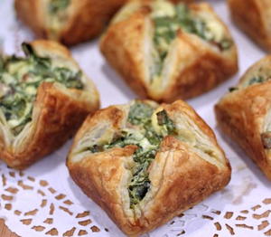 Spinach Cheese Puffs