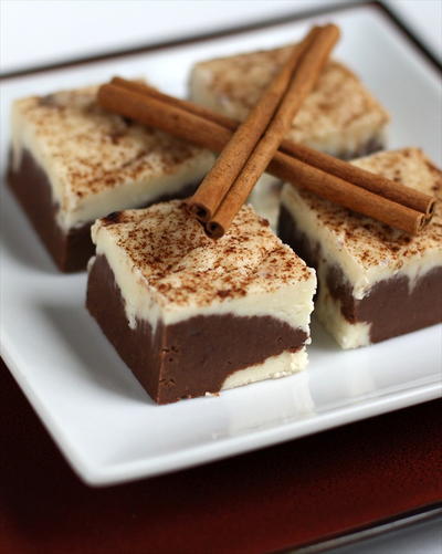 Cinnamon Marble Fudge