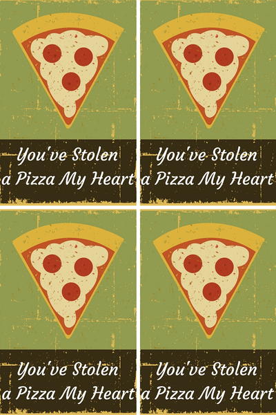 Youve Stolen a Pizza My Heart Valentine