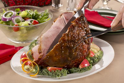 Apple Butter Glazed Ham