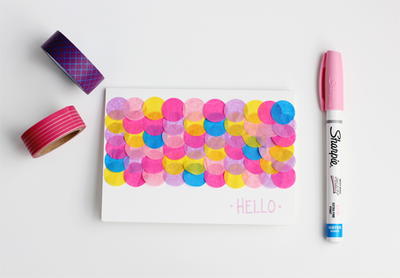 Festive DIY Confetti Card