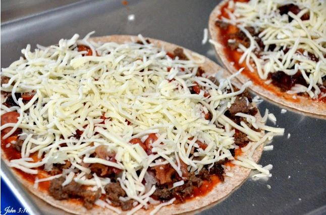 Individual Tortilla Pizzas
