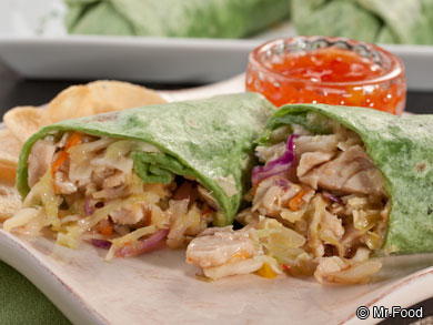 Asian Chicken Wraps