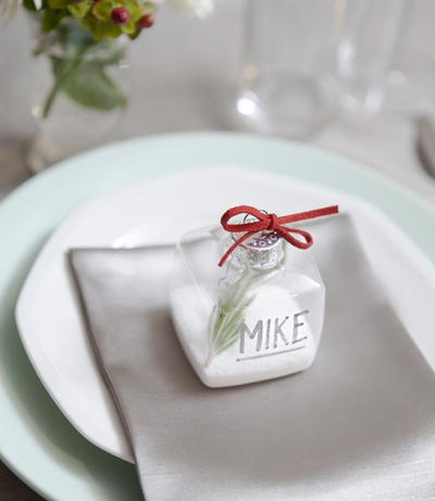 DIY Ornament Place Cards