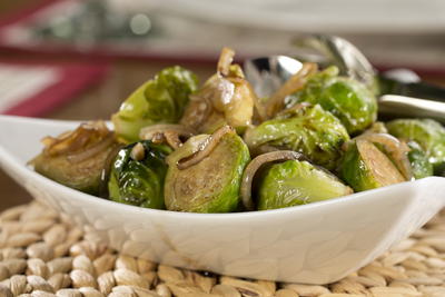 EDR Balsamic Glazed Brussels Sprouts