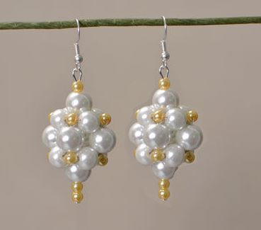 Pearl Ball Bridal Earrings