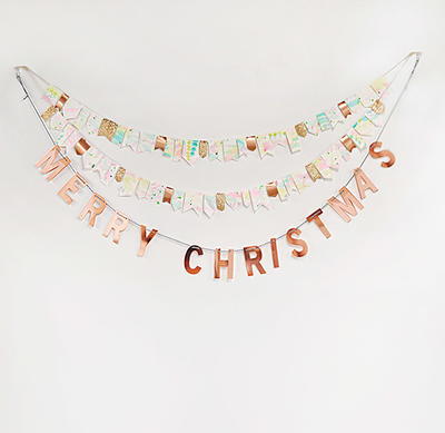 Cheerful Watercolor Party Garland