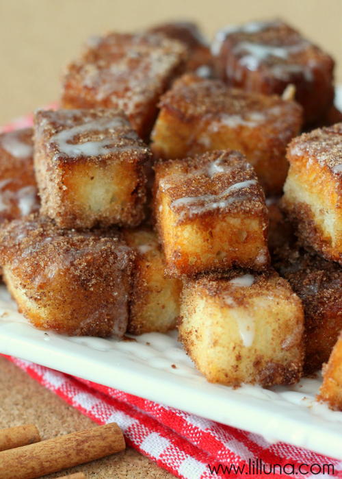 Angel Food Cake Churro Bites