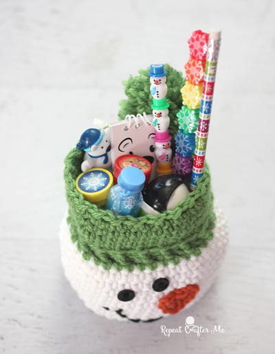 Crochet Snowman Gift Sack