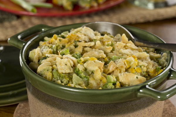 Creamy Corn-Broccoli Bake EDR Creamy Corn Broccoli Bake