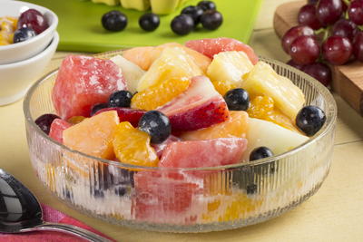 Creamy-Glazed Fruit Salad