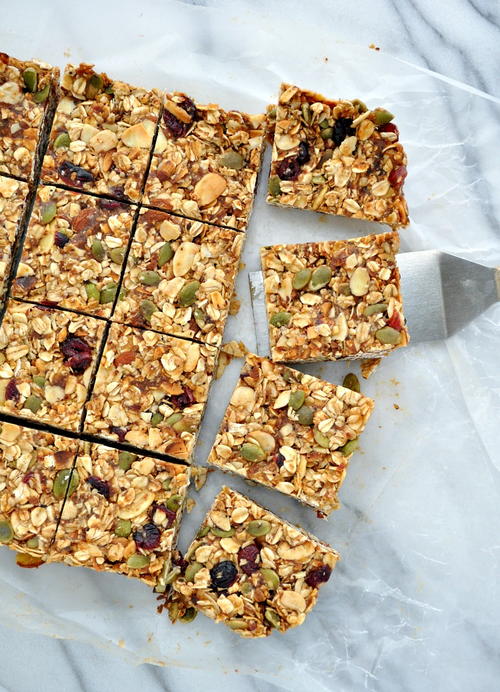 Homemade Fall Harvest Granola Bars Homemade Fall Harvest Granola Bars