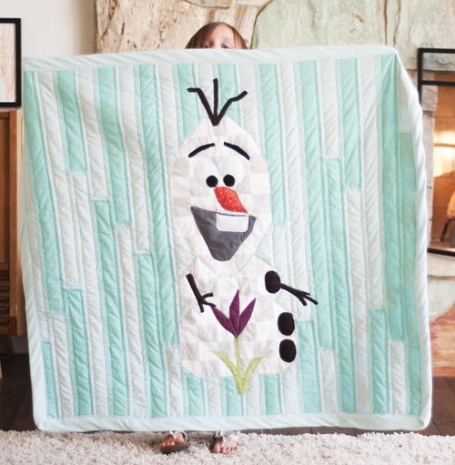 Adorable Olaf the Snowman Quilt Adorable Olaf the Snowman Quilt