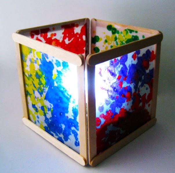 Crayon Explosion Lantern Crayon Explosion Lantern