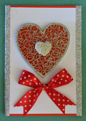 Double Delight Valentine's Day Handmade Card