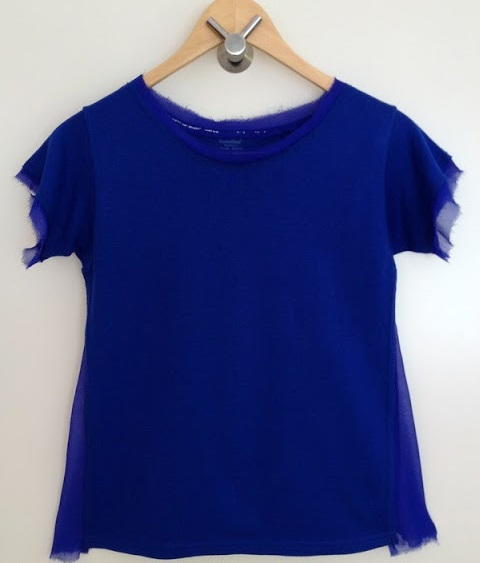 DIY Tee with Silk Chiffon DIY Tee with Silk Chiffon
