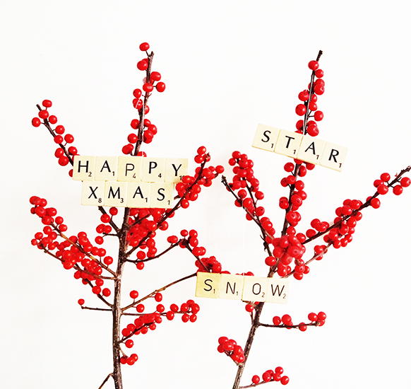 Scrabble Christmas Ornament Scrabble Christmas Ornament