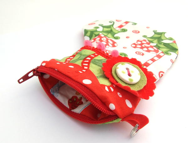 Zip Up Christmas Stocking Zip Up Christmas Stocking