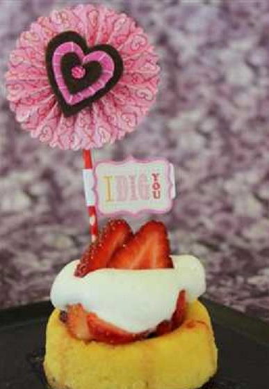 Wonderfully Ruffled Valentines Day Party Toothpick Wonderfully Ruffled Valentines Day Party Toothpick
