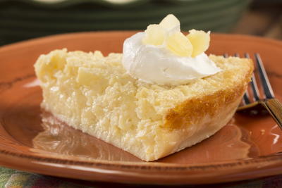 Crustless Pineapple Pie