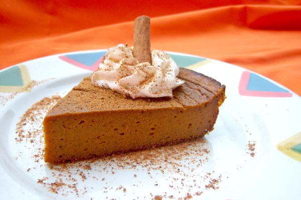 EDR Crustless Pumpkin Pie