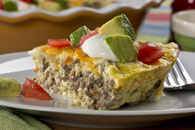 Crustless Taco Pie