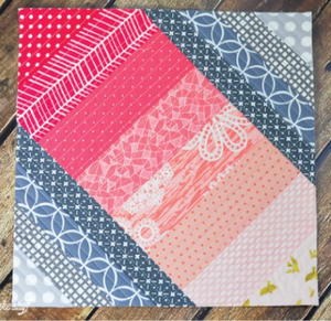 Simple Seaside Boardwalk Quilt As You Go Block Simple Seaside Boardwalk Quilt As You Go Block