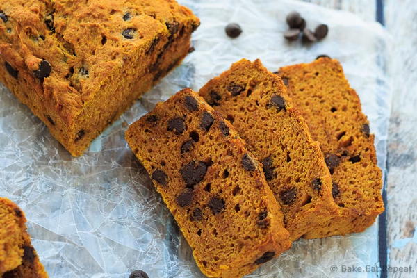 Chocolate Chip Pumpkin Bread Chocolate Chip Pumpkin Bread