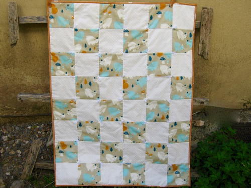 One Patch Organic Baby Quilt One Patch Organic Baby Quilt