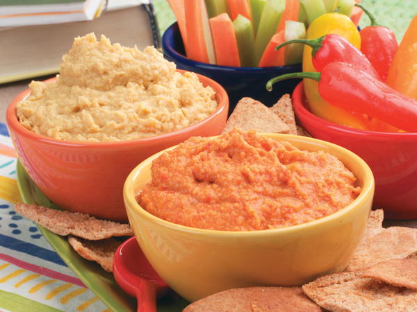 Roasted Red Pepper Hummus Roasted Red Pepper Hummus LRG