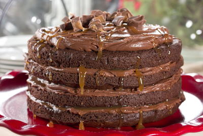 Tall, Dark, and Handsome Cake