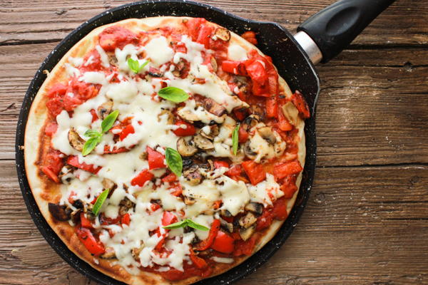 Homemade Stove Top Pizza and Calzone Homemade Stove Top Pizza and Calzone