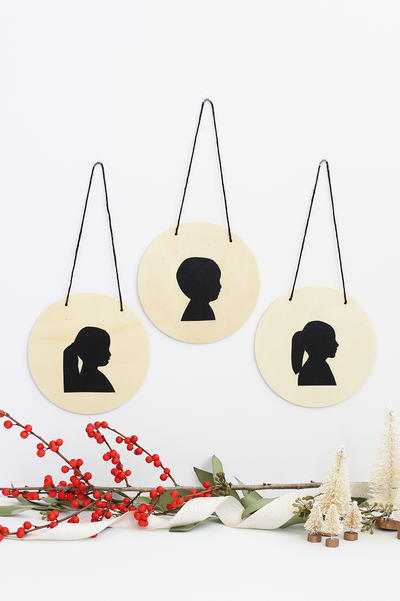 Handmade Silhouette Ornament Handmade Silhouette Ornament