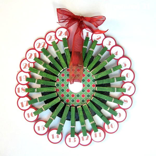 Repurposed 45 Record Advent Calendar Repurposed 45 Record Advent Calendar