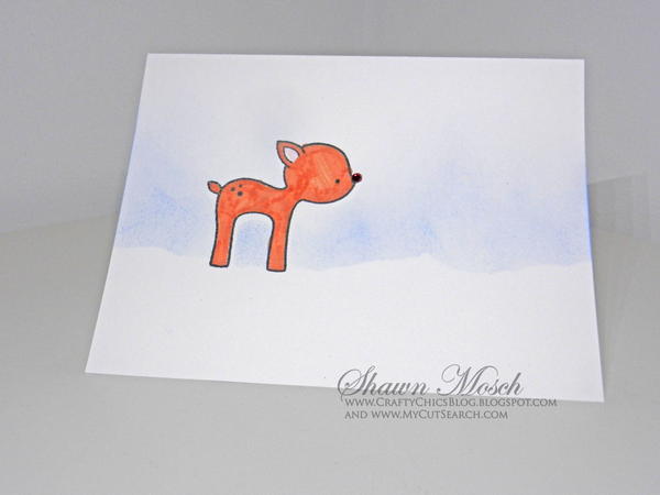 A-deer-able DIY Christmas Card A-deer-able DIY Christmas Card
