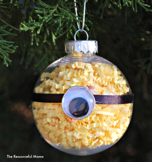Minion Homemade Christmas Ornament Minion Homemade Christmas Ornament