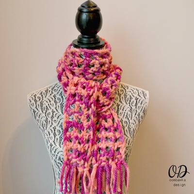 Classy and Quick One Skein Scarf