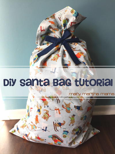 Easy DIY Santa Bag Tutorial