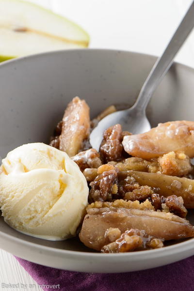 Pear Walnut Crisp