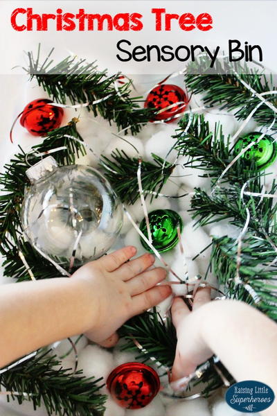 Christmas Tree Sensory Bin Christmas Tree Sensory Bin