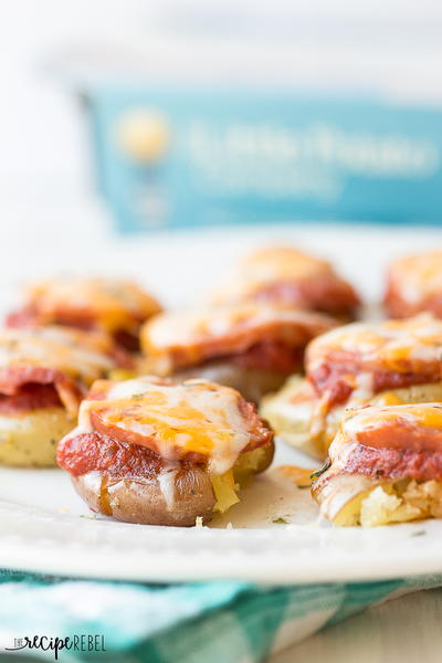 Pizza Smashed Potatoes