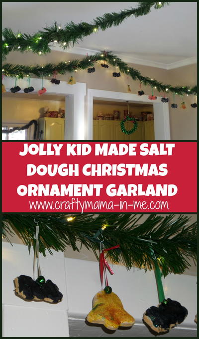 Salt Dough Christmas Ornament Garland Salt Dough Christmas Ornament Garland