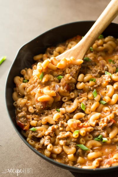One Pot Homemade Hamburger Helper One Pot Homemade Hamburger Helper