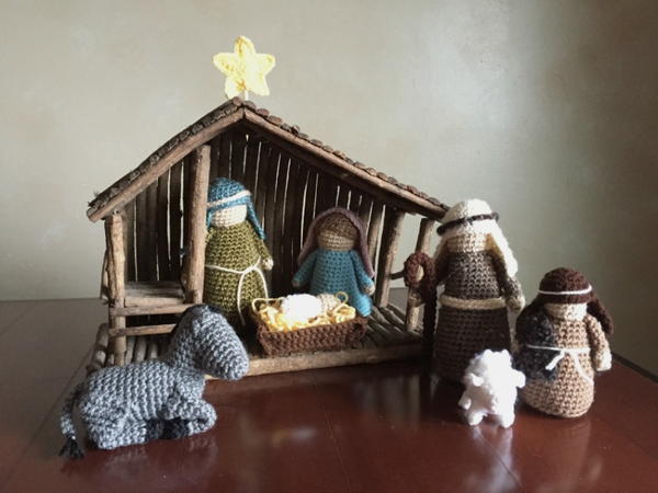 Crocheted Nativity Set