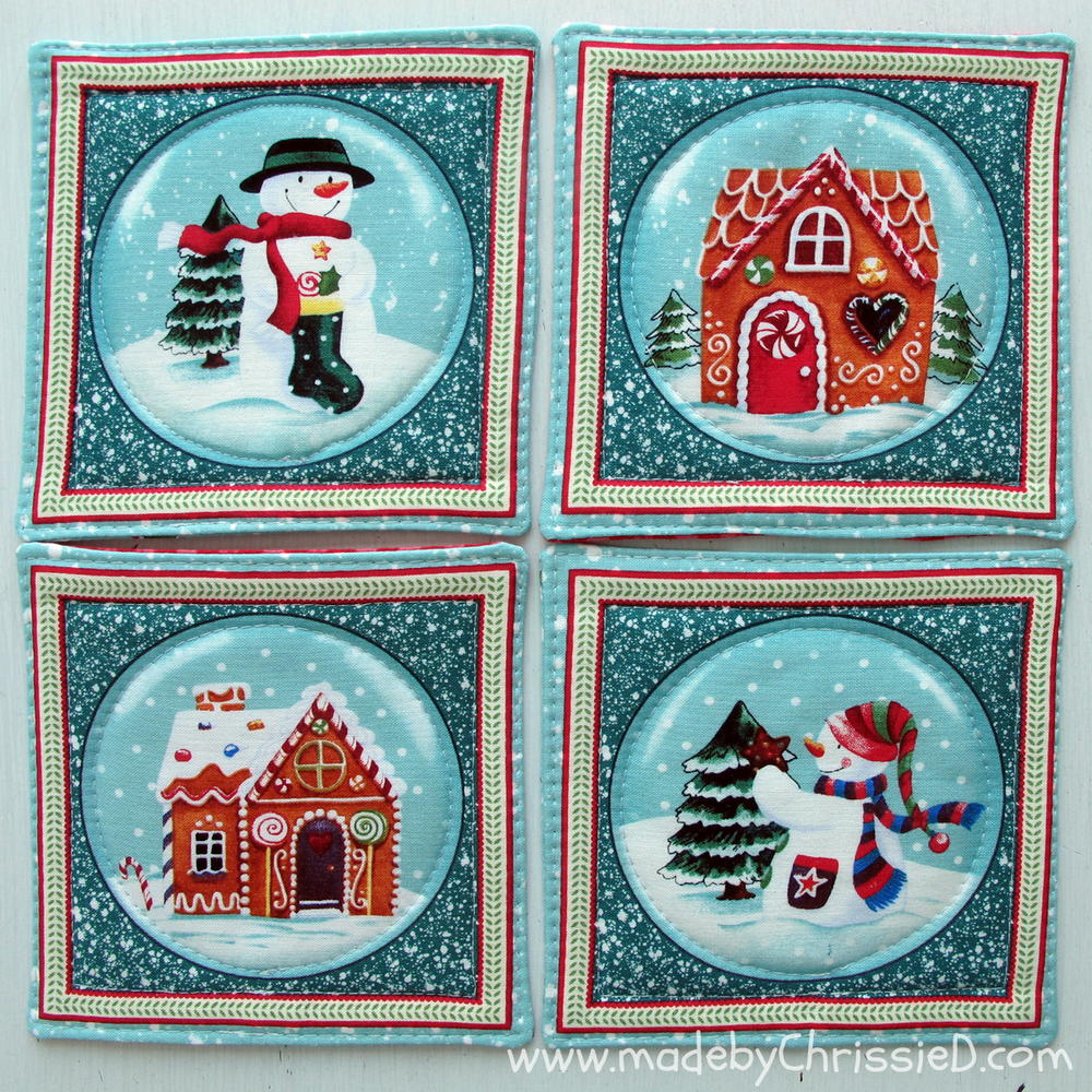 Fabric Coaster Quilt Pattern FaveQuilts fabric-coaster-quilt-pattern-favequilts