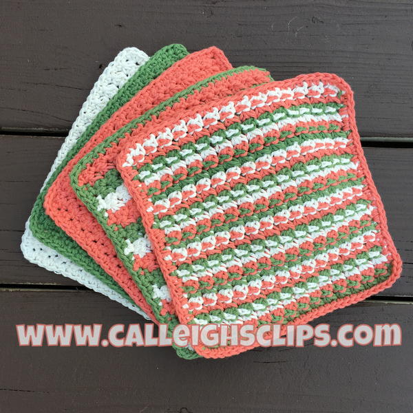 Poppy Nubbin' Washcloth